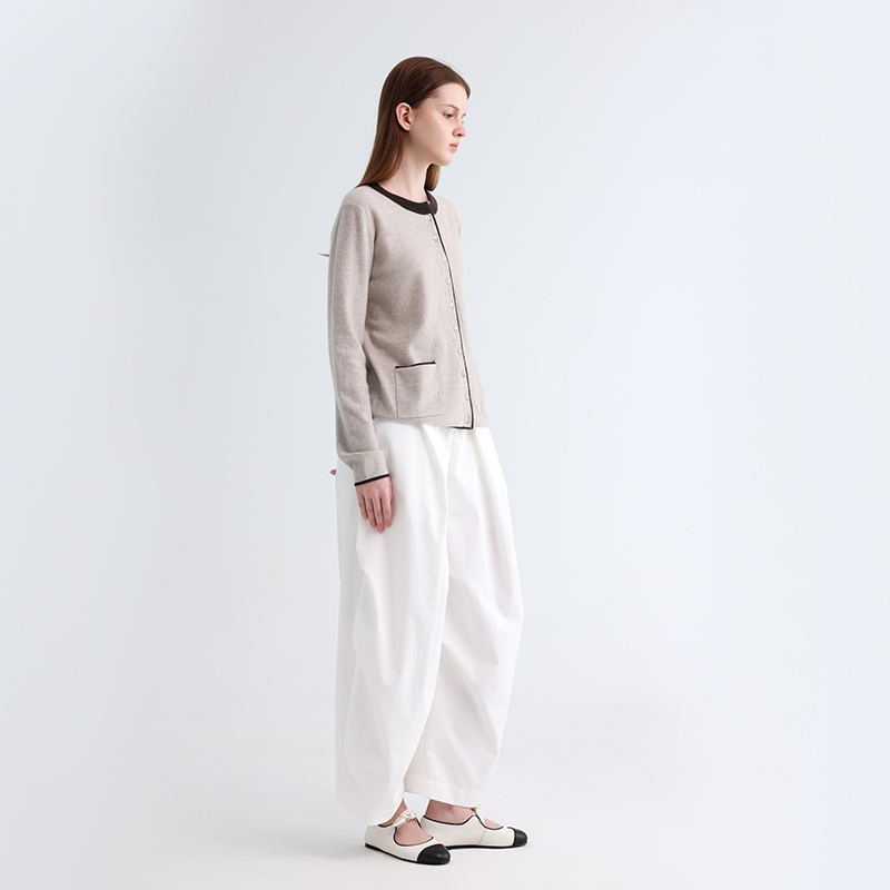 1025GP16 Женский кардиган с круглым вырезом.5