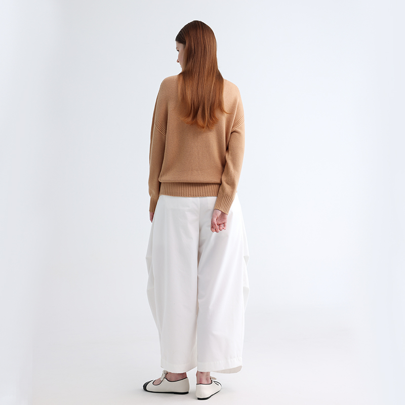 BN606 Водолазка шерстяная цвета верблюжьей.3